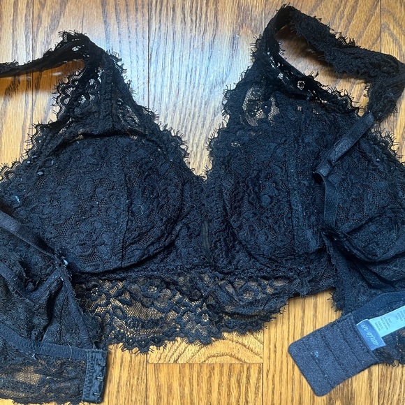 Aerie Black Lace Bralette - Picture 3 of 5